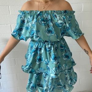 Prettylittlething ruffle dress
